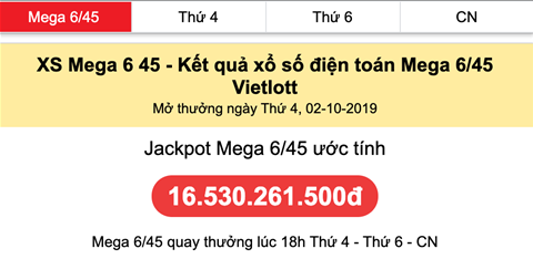 Jackpot uoc tinh XS Mega Thu 4 ngay 01-10